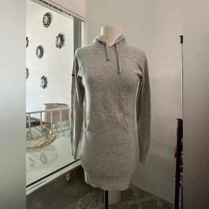 Superdry Italian cashmere hoodie mini dress size S
